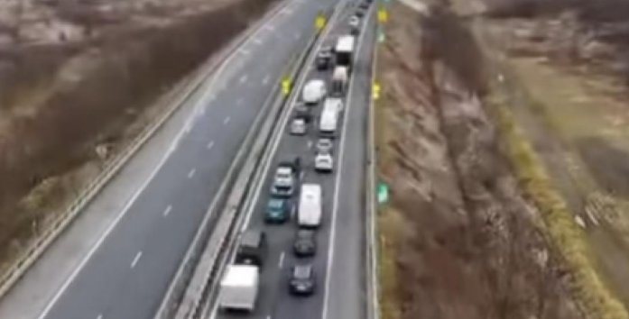 JUDEȚUL CONSTANȚA: TRAFIC OPRIT PE A2, PE SENSUL DE MERS SPRE BUCUREȘTI