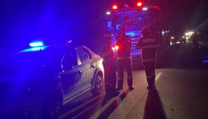 Accident pe A2, trafic ingreunat